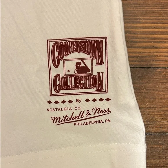 Mitchell & Ness White Philadelphia Phillies Unisex Tee - Youth M, NWT - Picture 3 of 9